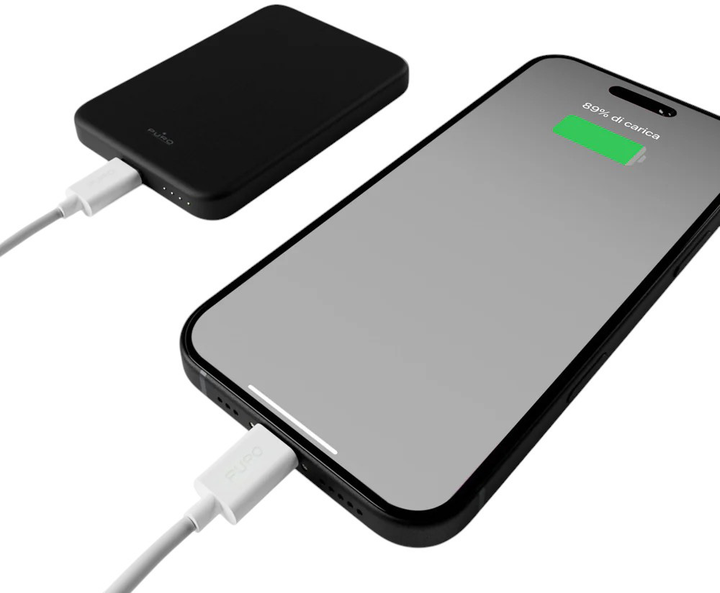 УМБ Puro Mini Power Mag 4200 mAh 15W Black (8018417465000) - зображення 8