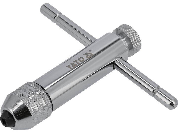 Pokrętło do gwintownika z grzechotką YATO M5-M12 L=100 mm (YT-2990) - obraz 2