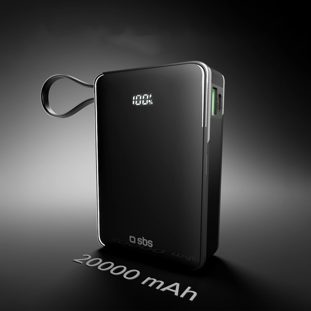 Powerbank SBS 20000 mAh 20W Black (8018417481413) - obraz 8
