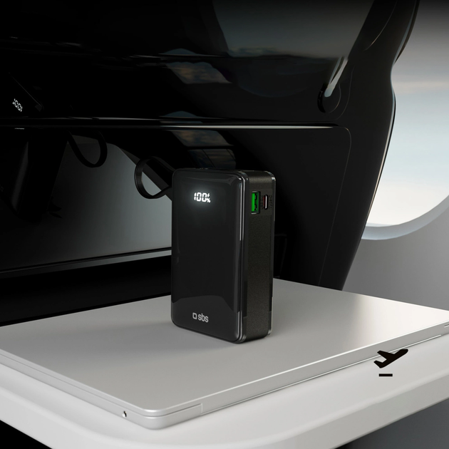 Powerbank SBS 20000 mAh 20W Black (8018417481413) - obraz 10