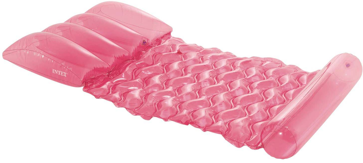 Надувний матрац для плавання Intex 173 x 89 см 58725 Pink (5903890627393) - зображення 1