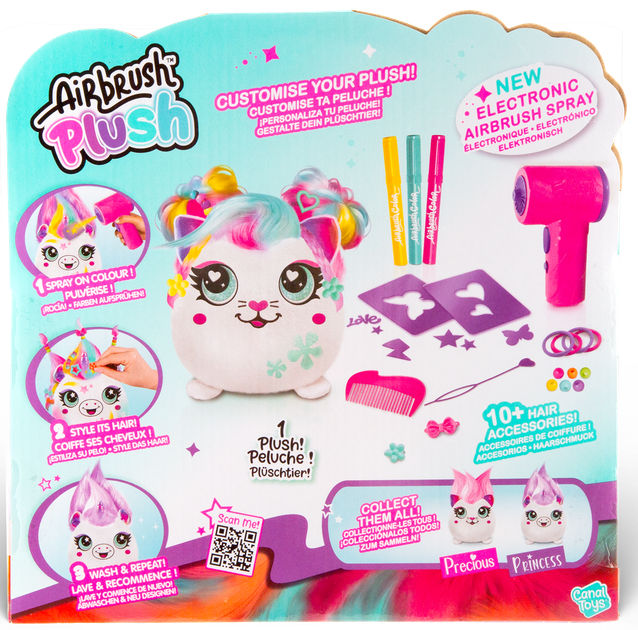 Набір Canal Toys Diy Airbrush Plush Hair'iffic Зроби зачіску Принцеса з іграшковим аерографом (AIR040/1) - зображення 3