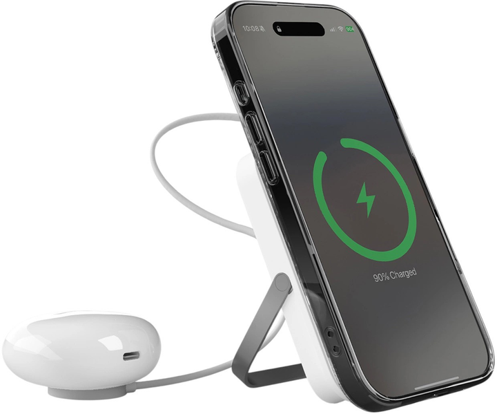 Powerbank Puro 10000 mAh 20W MagSafe White (8018417488016) - obraz 2