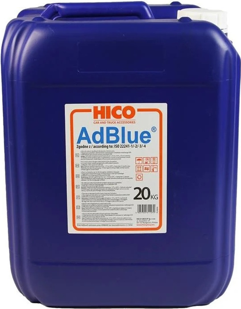 Розчин сечовини Borg-Hico Adblue 20 л (5907702311272) - зображення 1