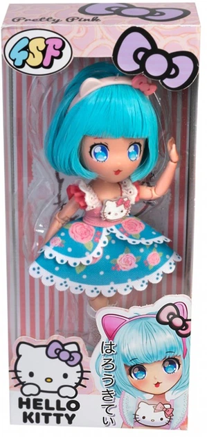 Лялька 4SF Manga Dolls серії Hello Kitty Красуня Пінк HKTF0300 (8056379194170) - зображення 6