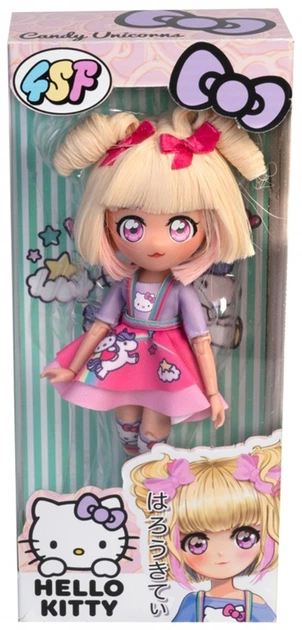 Лялька 4SF Manga Dolls серії Hello Kitty Цукерочка-Єдиноріг HKTF0400 (8056379194187) - зображення 7