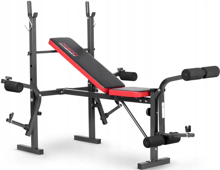 Ławka do ćwiczeń Neo Sport NS-201 pod sztangę (5902854513420) - obraz 1