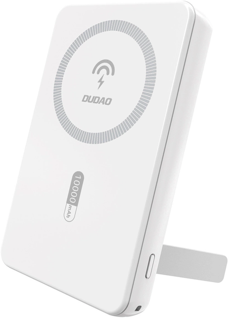 Powerbank Dudao K14S+ 20W USB-A / USB-C / MagSafe 10000 mAh White (6976625333097) - obraz 1
