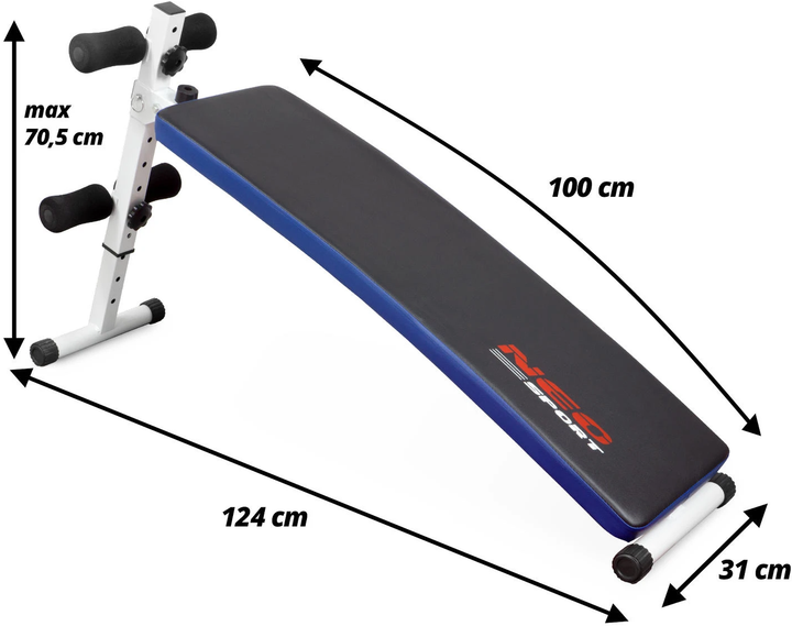 Łamana do ćwiczeń Neo Sport NS-05 skośna (5902041317459) - obraz 6