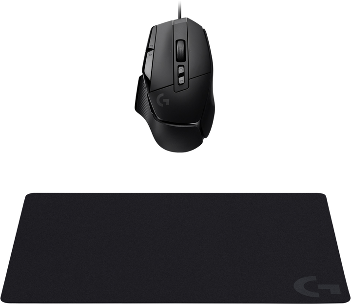 Комплект миша Logitech G502 X USB + ігрова поверхня G240 Black (46606279) - зображення 1