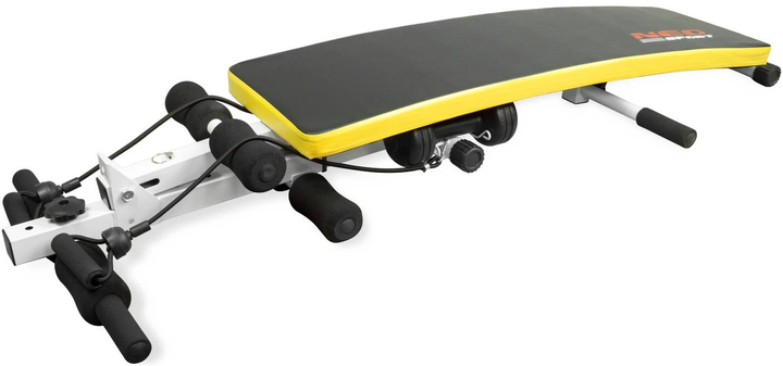 Ławeczka skośna do ćwiczeń Neo Sport NS-07 z ekspaderami i hantelkami (5902041317466) - obraz 6