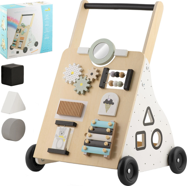 Drewniany chodzik pchacz Ricokids RK-875 (5903890623302) - obraz 1