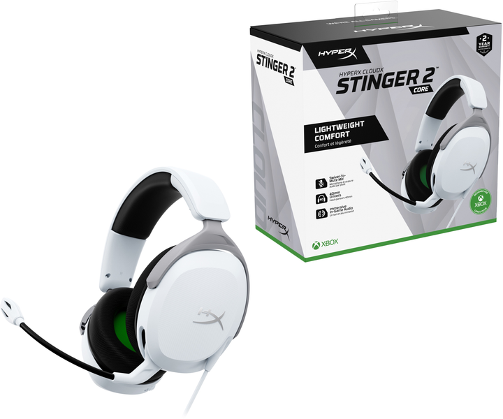 Навушники HyperX Cloud Stinger 2 Core for Xbox White (6H9B7AA) - зображення 7
