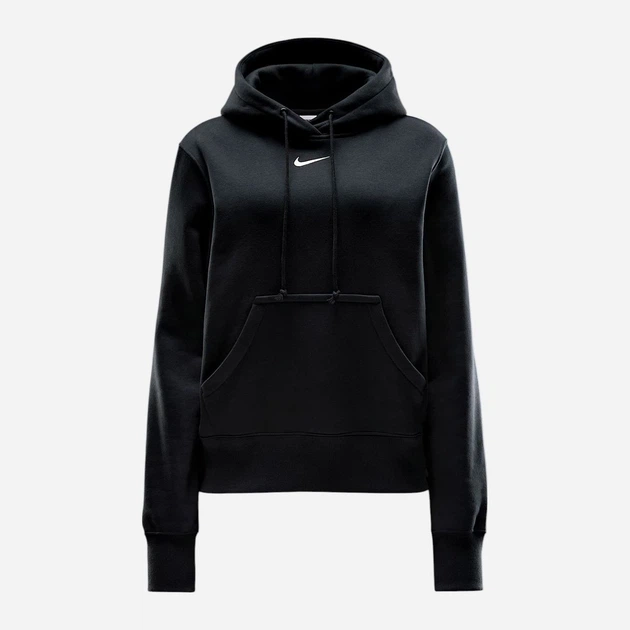 Худі тепле жіноче Nike W Nsw Phnx Flc Std Po Hoodie HF6839-010 L Чорне (197596372663) - зображення 8