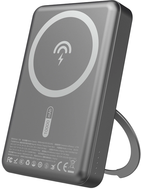 УМБ Dudao K28 10000 mAh 20W Grey (6977196680146) - зображення 1