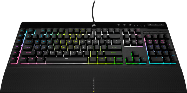 Klawiatura przewodowa Corsair K55 RGB PRO XT USB Black (4166778) - obraz 2