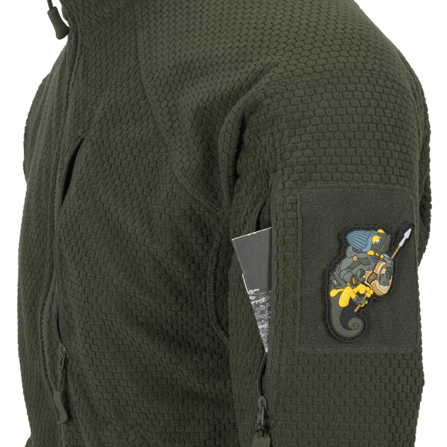 Флісова кофта Helikon Alpha Tactical, Olive Green, 2XL - зображення 5