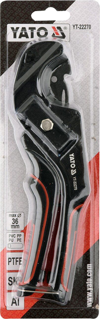 Obcinak do rur PVC YATO 36 mm YT-22270 (5906083064487) - obraz 1