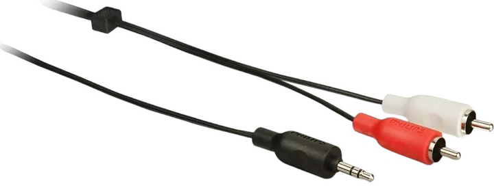 Кабель Philips 3.5 мм Mini-Jack - 2 x RCA 1.5 м Black (SWA2527W/10) - зображення 1