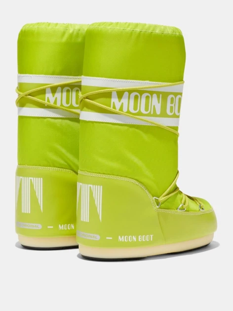 Дитячі мунбути Tecnica Moon Boot Nylon lime 23-26 - изображение 2