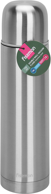 Термос Fissman Doudle wall Vacuum Flask 750 мл Металлик (19622_F) - Фото 4 Термос Fissman Doudle wall Vacuum Flask 750 мл Металлик (19622_F) - изображение 4