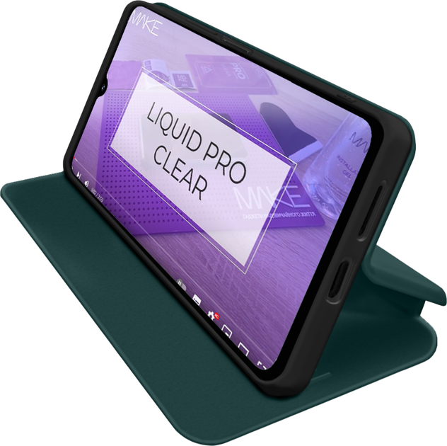 Чехол-книжка для смартфона MAKE Flip для Samsung Galaxy A07 Green (MCP-SA07GN) - изображение 4