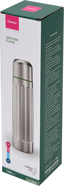 Термос Fissman Vacuum Flask 1 л Металлик (19626_F) - изображение 7