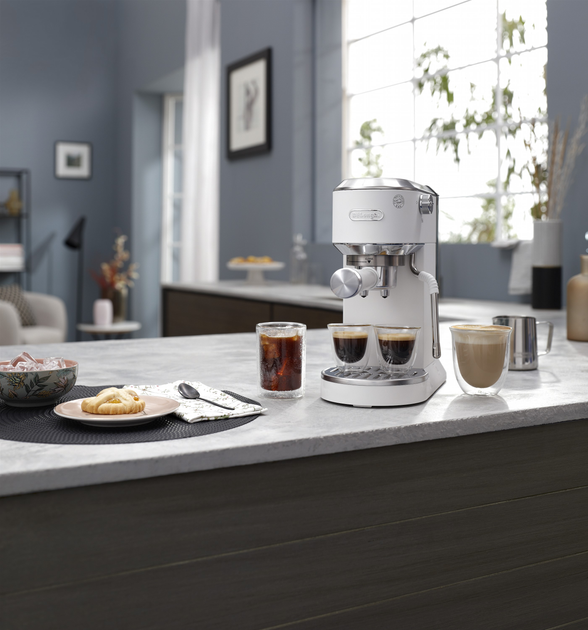 Ekspres do kawy kolbowy Delonghi Dedica Duo EC890.WI - obraz 10