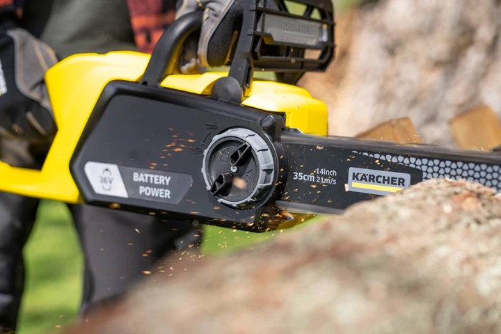 Акумуляторна пила Karcher CNS 36-35 Battery (1.444-050.0) Yellow - изображение 3