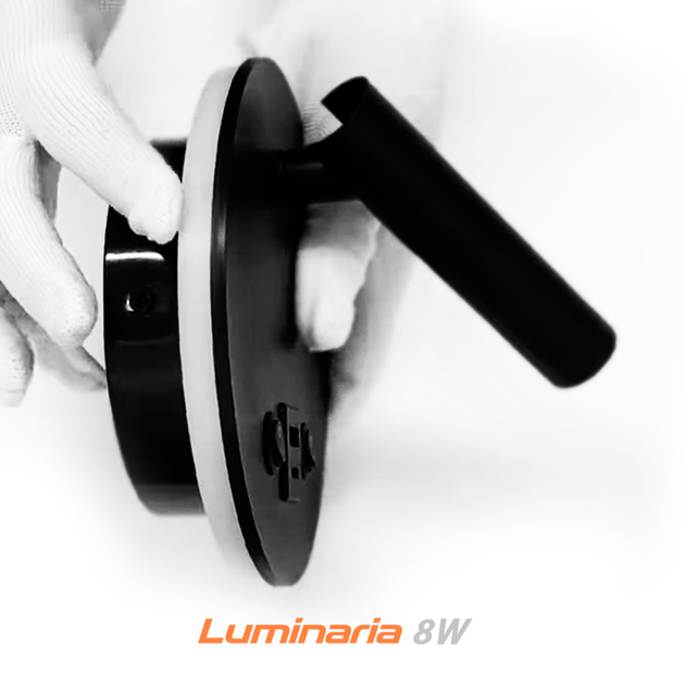 Светильник бра CHARG 8W черный Luminaria 3000К 480Lm 220V IP20 145х145х80мм светодиодный настенный акцентный - изображение 6