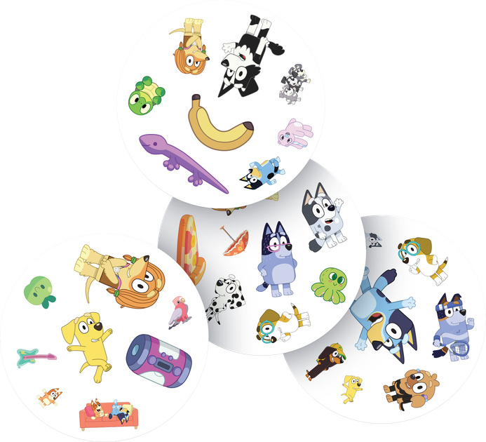 Gra planszowa Rebel Dobble Bluey (edycja polska) (3558380131113) - obraz 4