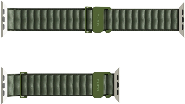 Pasek Puro Extreme Nylon Strap do Apple Watch 42/44/45/49 mm Dark Green (8018417442827) - obraz 2