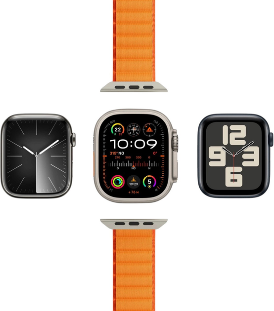 Ремінець Puro Extreme Nylon Strap для Apple Watch 42/44/45/49 mm Orange (8018417442810) - зображення 3