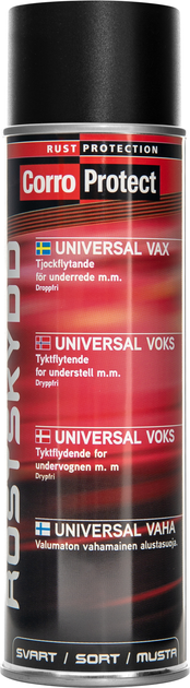 Спрей антикорозійний Corro Protect Universal Voks Sort 21055 500 мл (7314890210559) - зображення 1