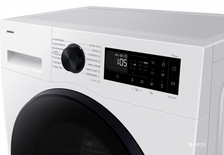 Прально-сушильна машина Samsung WD90DG5G34BELE - зображення 8