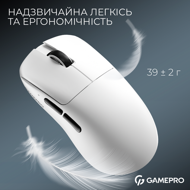 Миша GamePro Asgard Odin 8K Wireless/USB PixArt PAW3950 Sensor