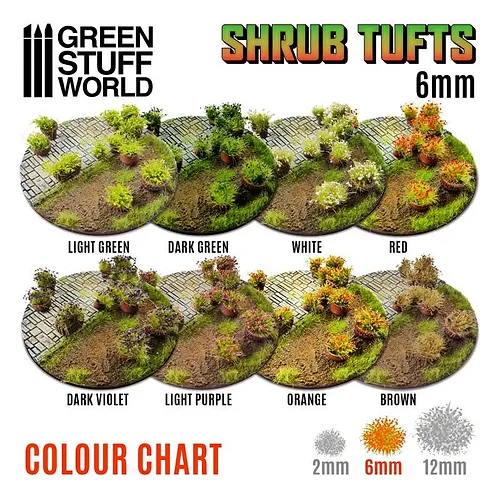 Штучна трава GREEN STUFF WORLD Static Grass Tufts 2 mm - Winter White (Пучки штучної трави для моделювання) - Фото 8 Штучна трава GREEN STUFF WORLD Static Grass Tufts 2 mm - Winter White (Пучки штучної трави для моделювання) - зображення 8