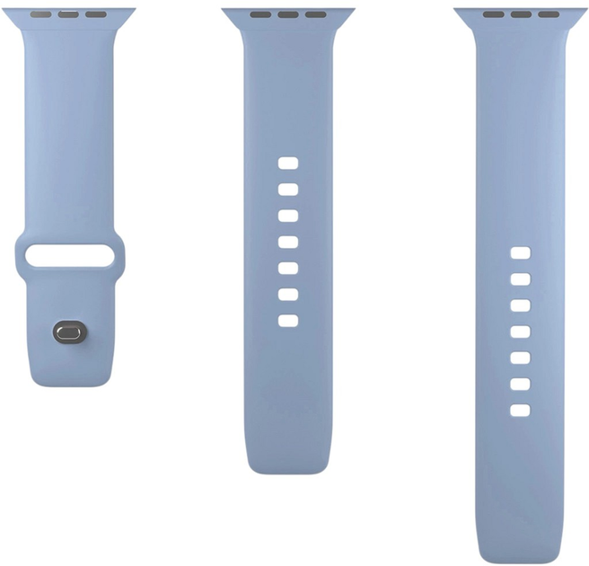 Pasek Puro Icon Silicone Strap do Apple Watch 38/40/41 mm 2 szt. Light Blue (8018417442476) - obraz 2