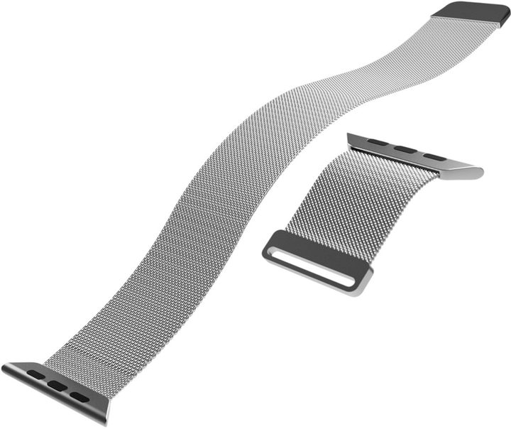 Pasek Puro Milanese Stainless Steel do Apple Watch 42/44/45/49 mm Silver (8018417441387) - obraz 8