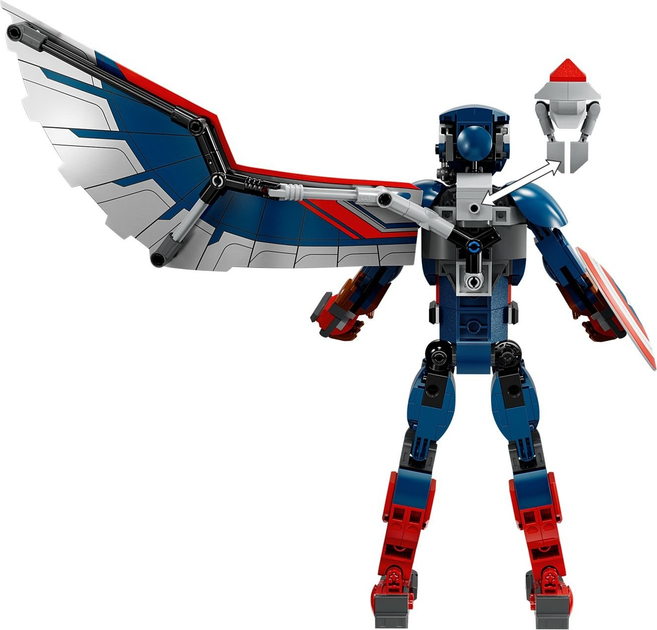 Конструктор LEGO Marvel Фігурка нового Капітана Америки 359 елементів (76296) - зображення 3