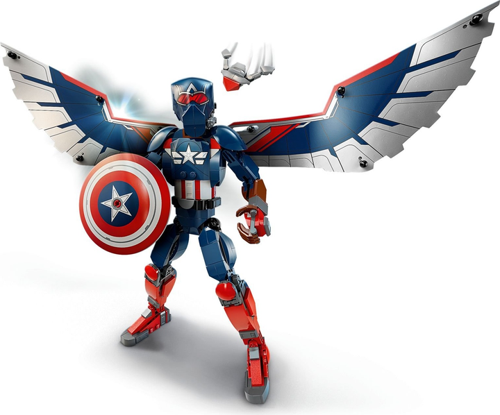 Конструктор LEGO Marvel Фігурка нового Капітана Америки 359 елементів (76296) - зображення 9