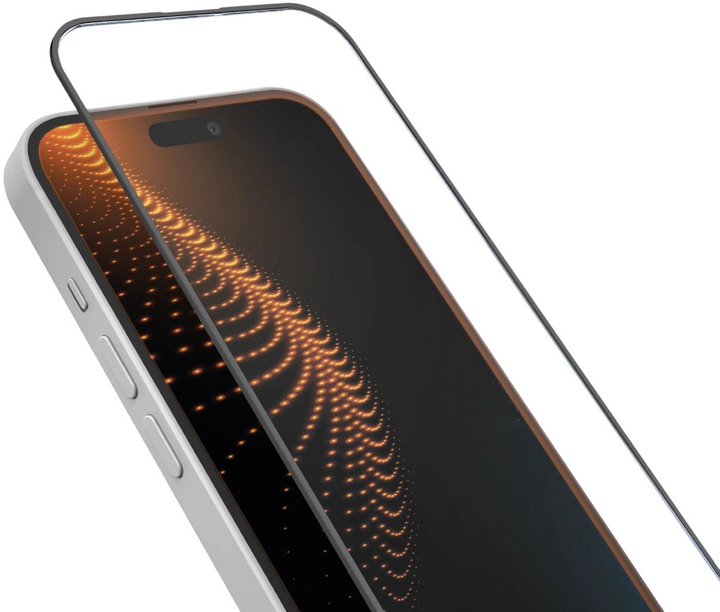 Захисне скло SBS Tempered Glass D30 з рамкою для Apple iPhone 16 Pro (8018417482601) - зображення 1