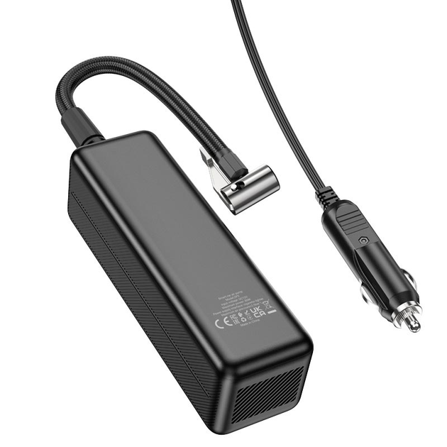 Автомобильный насос HOCO ZP5 May smart air pump Black (6931474795526) - изображение 7