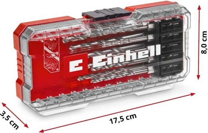Набор сверл по металлу HSS, 2-6.5мм, кейс, 10шт Einhell (2000003405503) - изображение 5