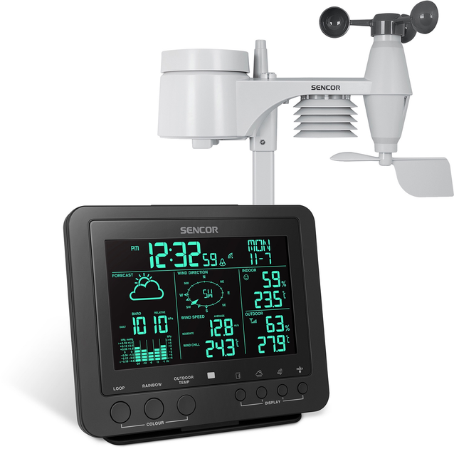 Метеостанція Sencor SWS 9700 (955555911959672) - Уцінка - зображення 16