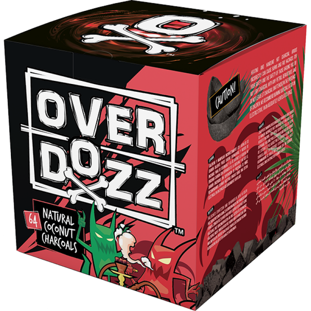 Вугілля Over Dozz С26 (Овердоз) 64 куб. - Фото 1 Вугілля Over Dozz С26 (Овердоз) 64 куб. - зображення 1