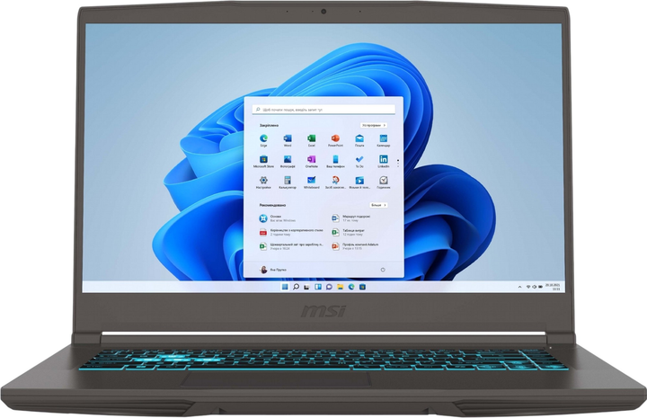 Ноутбук MSI Thin 15 B13VF (THIN 15 B13VF-2829US) Cosmos Gray - зображення 1