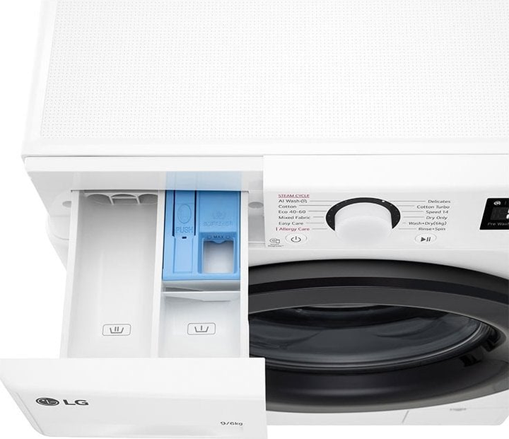 Прально-сушильна машина LG F4DR509SBW - зображення 11