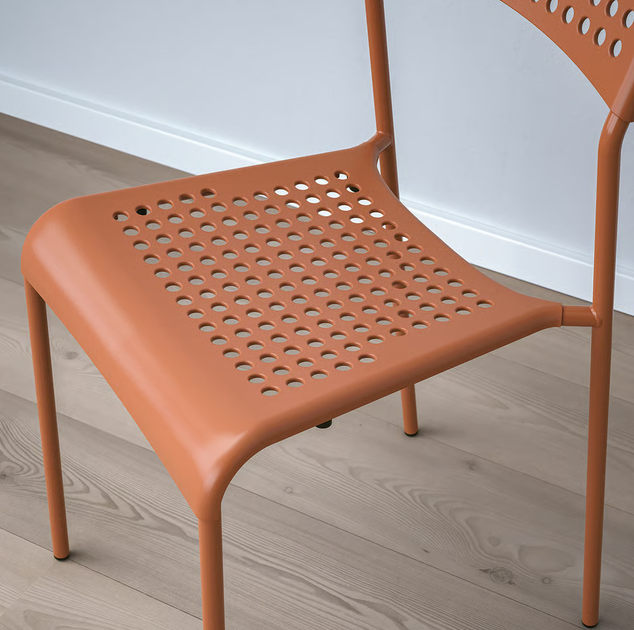 Кухонный стул SANDSBERG IKEA 606.054.26 цегляной - изображение 4