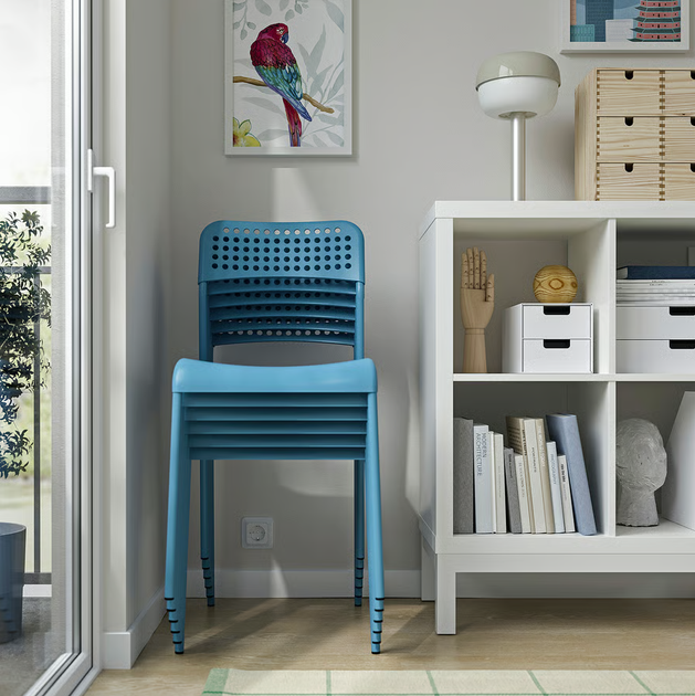 Кухонный стул SANDSBERG IKEA 806.054.25 голубой - изображение 4